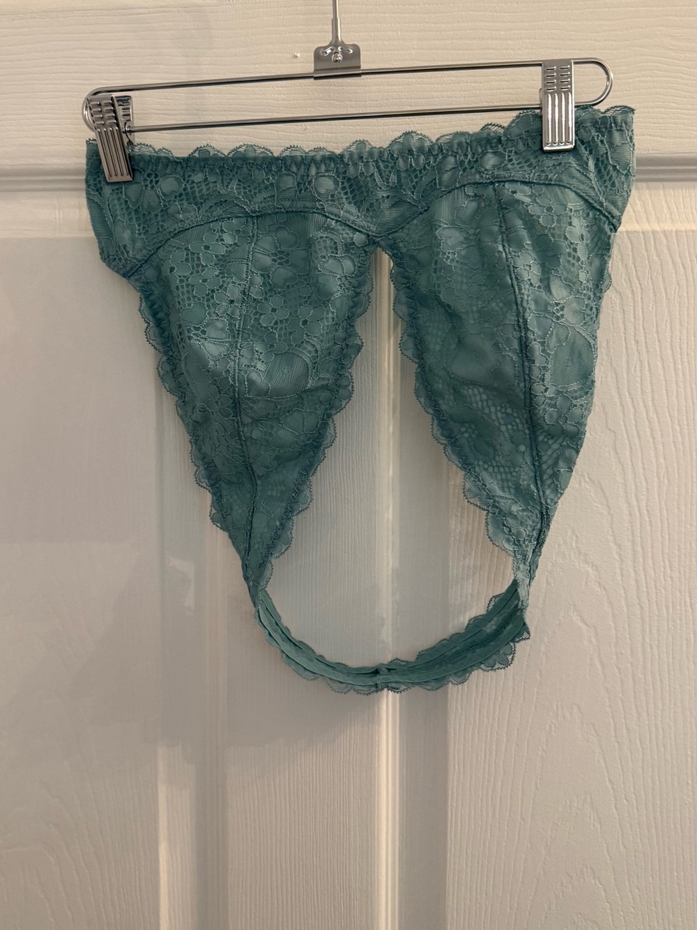Teal Lace Bralette - Delicate Lace Design